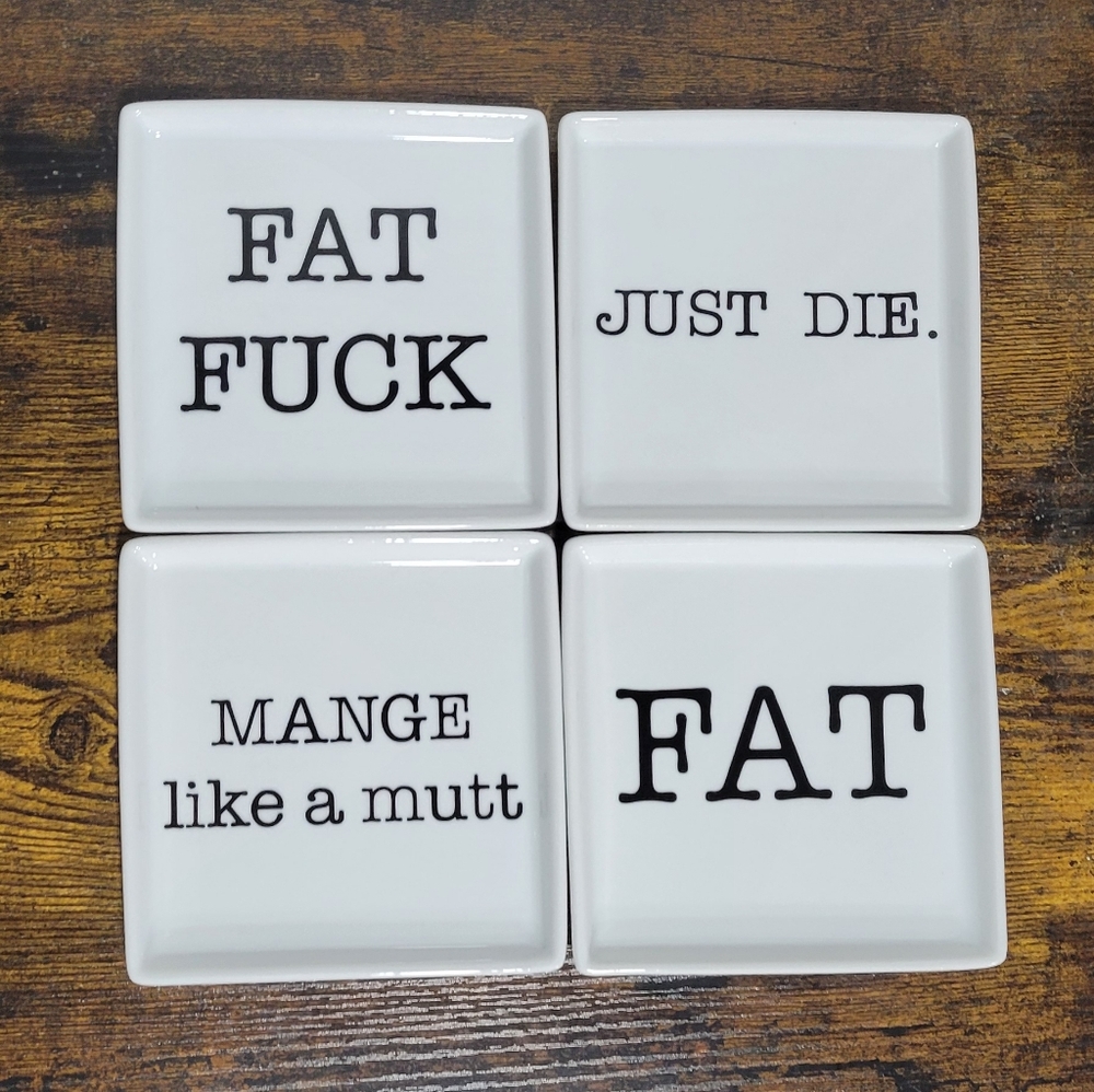 Custom Decor Dessert Plates
